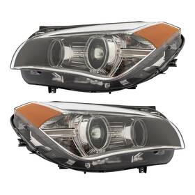 Brisunshine Easgm0dcwkn Pair Xenon Headlights For X1 2013-2015 Left Right Replacement