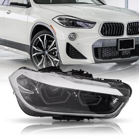 Brisunshine Easxl4dynkn 2018-2021 X2 F39 Led Headlight Passenger Right Side Black Housing Clear Lens