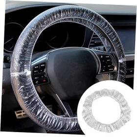 Bfslt001-b-01 Bubble Flying 100 Pcs Universal Car Disposable Steering Wheel Cover With Elasticity Easy #2