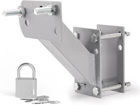 Bunker Indust 705353391149 Spare Tire Mount Bracket With Lock Side Carrier For Trailer Tongue 4-5 L
