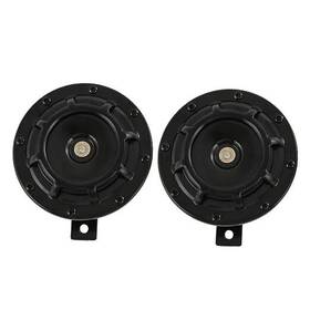 Carmocar Ws-fba-z251 Eletric Car Horn Kit 12v 135db Super Loud High Tone And Low Black