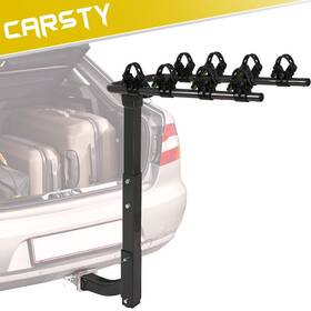 Ldss1022 Carsty 4 Bike Rack Hitch Mount Folding Swing Down Bicycle Carrier Car Truck Suv