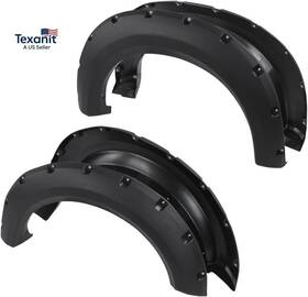 02rsa1208bdmhtn Cheda Fender Flares Compatible With Ford F150 Styleside 67.0 Inch /78.8 /97.4 Bed Len