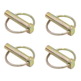 Cheerock 774829556665 4pcs Heavy Duty Lynch Pin Clips M12x45mm Locking Pins For Tractors And Trailers