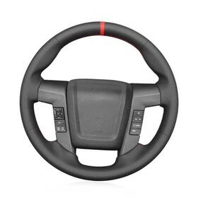 Met10610102 Chongqing Ouyue Technology Co. Ltd Car Steering Wheel Cover For Ford F-150 Raptor 2009-2015 Hand-stitched
