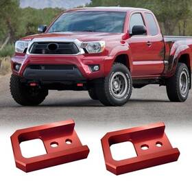 20250925155732-01 Circulads 2pcs Tow Hook Compatible With Tacoma 2024-2026 / 4runner 2025-2026 Red