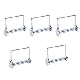 Comonc 727196978301 5 Pcs 3/8 Trailer Coupler Pin Shaft Locking Pto Assortment Kit For Fa