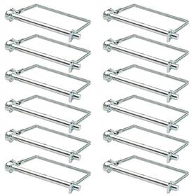 Comonc 733424581960 15 Pcs 1/4 4-1/2 Inch Trailer Hitch Pin Shaft Locking Safety Coupler