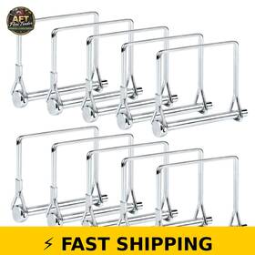 Comonc 791319276476 10 Pcs 1/4 Inch Square Pto Locking Pin For Trailers