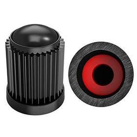Cg0731-1 Congge 30 Pack Tire Stem Valve Caps With O Rubber Ring Universal Black Cg0731-1 Congge 30 Pack Tire Stem Valve Caps With O Rubber Ring Universal Black
