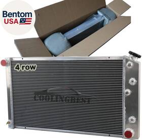 Coolingsun 744759557353 4 Row Aluminum Radiator For Chevy Chevelle Impala Caprice Malibu C/k/g C10 C20 C
