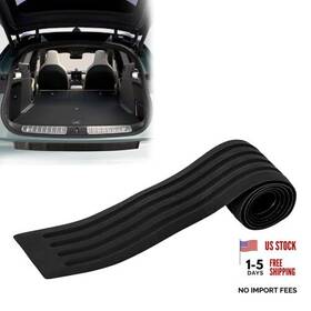 Copwxfzt90cmbl Coppialu 1 Pcs Car Rear Bumper Protector 35.43 Inches X3.15 Rubber Anti-scratch
