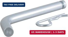 Curt 612314215072 21507 Heavy-duty Trailer Hitch Pin And Clip With Grooved Head 5/8-inch Diame