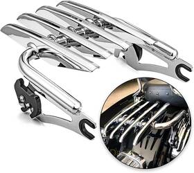 Daen 800689629192 Chrome Stealth Luggage Rack For Harley Touring Street Glide Road King 2009-2024