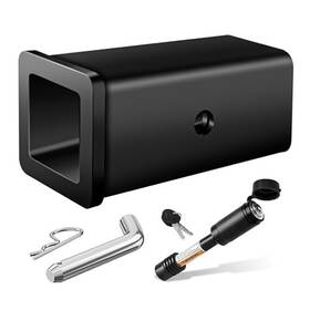 Towhitch-0001 Dilamse 2-1/2 Inch To 2 Trailer Hitch Receiver Adapter Reducer With Lock Pin &