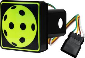 Dinkersclub 850053709449 Dinkers Club Receiver Hitch Cover Pickleball Trailer Green