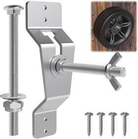Xfm142 Diyiiron Wall Mount Spare Tire Carrier For Enclosed Trailer Universal Wheel Bracket Moun