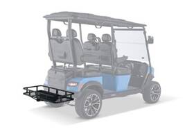 Dr. Gooliu Az-rcc-001 Universal Rear Cargo Carrier Heavy-duty Golf Cart Hitch Mount Rack 2 Inch