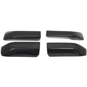 160824-5211-1109155701 Eccpp Black Roof Rack Side Rails End Covers Shell Cap Replacement New