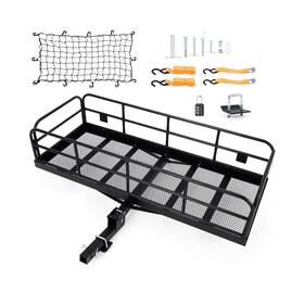 3mr44qwrdyb4 Ecoexplorer Llcqpau Hitch Mount Cargo Carrier Basket 60 Inch X24 X14 500 Lb Capacity Includes N