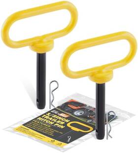 24-mhp-1 Eilxmag 24-mhp-1/2y-2 2pack Hitch Pin 1/2 X 3 Inch Trailer With Clip And Rubber-coated