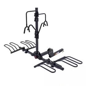 Elevate Outdoor 445016826894 Hitch-mounted Platform Rack 4 Standard Bikes 160 Lb Capacity Multi-fold And T