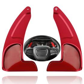 El-bp2red Elonn Paddle Shifter Extension For Dodge Chargerchallenger - Billet Aluminum Steeri