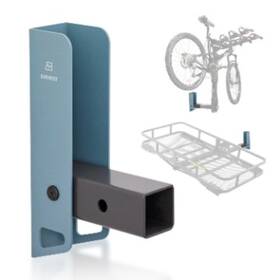 Everest 850042082003 2 Inch Hitch Wall Mount Rack Bike And Cargo Storage 310 Lb Capacity
