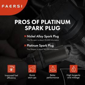 A181 Faersi -a181 Set Of 6 Ignition Coil Pack And Iridium Spark Plug Compatible With Expedi A181 Faersi -a181 Set Of 6 Ignition Coil Pack And Iridium Spark Plug Compatible With Expedi