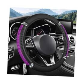 Falvfun-car4 Falvfun Bling Car Steering Wheel Cover 15 Inch Elastic Stretch Crystal Purple Falvfun-car4 Falvfun Bling Car Steering Wheel Cover 15 Inch Elastic Stretch Crystal Purple