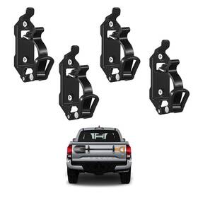 Fatyehx 749666862996 4pcs Shovel Holder For Truckshovel Mount Roof Rack Adjusts Metal Rubber A