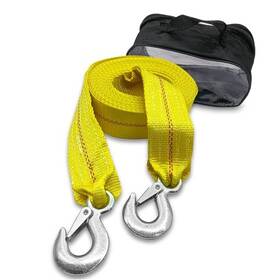 Fdc-95 Fdctsd Heavy Duty Car Nylon Tow Strap With Hooks 2 Inch X 20ft 20 000 Lbs Capacity