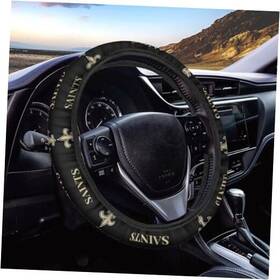 Feila Spido 667763812280 Fit Saints Steering Wheel Cover For Car Suv Trucks-for St-one