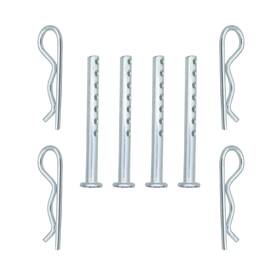 Fenhaliny 757859690592 Set Of 4 Clevis Pins With R-clips 1/4 X 2-1/2 Inches Heavy-duty Secure Fit