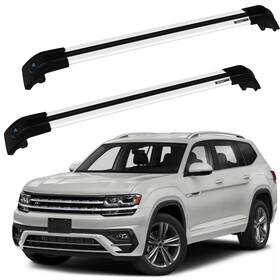 106614-5328-1825331831 Findauto Roof Rack Crossbars For Volkswagen Atlas 2018-2019 Black Rooftop Luggage