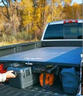 Airdck-cot1-21 Flated Air-deck Truck Bed Inflatable Platform 75x62 Camping Sleep Lounge Deck