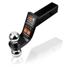 Flexhitch 762744228897 Trailer Hitch Ball Mount Kit With 2 Inch And 2-5/16 4 Drop