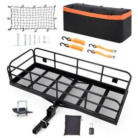 2bmdncsyuiuwmc3lc-gpeamstoam Garveetech Cargo Carrier Hitch-mounted 60 Inch X24 X14 Basket With 500 Lb Capacity Inclu
