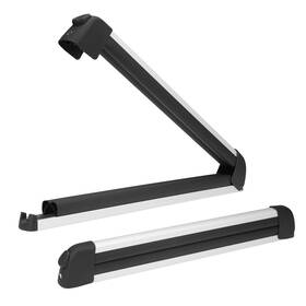 Gearantics 647379167936 24.3 Inch Ski And Snowboard Rack For Car Roof With Tpv Rubber Pad