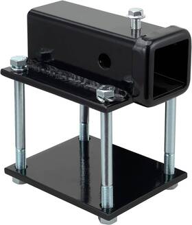 Geksion 784112351150 Bolt-on Rv Bumper Hitch Receiver Adapter For 4-4.5ftft Beams 2ftft Openin
