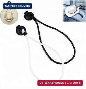 Ghzchuang 607603383754 2 Pcs Cowboy Hat Holder For Trucks And Cars -easy To Use Suction Cup Rack