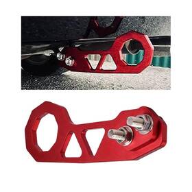 Glsowee-kmgs-99 Glsowee Universal Car Rear Tow Towing Hook Aluminum Alloy Red