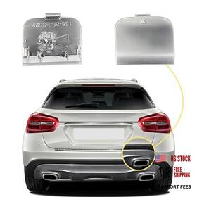 Goholy A-htcg-bc-1516gla-zzn Car Rear Bumper Tow Hook Cover Compatible Pearl Nickel Right Passenger Side