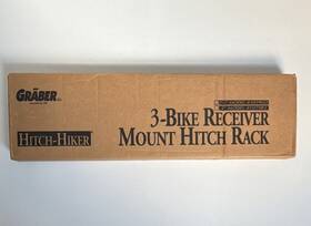 1079r3 Graber 1079q3 3-bike Hitch Mount Receiver Brown Bike Rack Mpn 1 1/4 Inch
