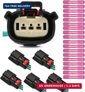 Cn-012 Grobarpart 6 Pcs Dg549 Uf646 Ignition Coil Packs Connector Wiring Harness Pigtail Plug Fit