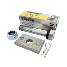 Grooveliner.com 070002672906 Anti-rattle Magnetic All In One Clamping Hitch Pin - 5/8 And Clip For 2 I