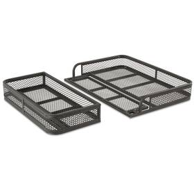 02-atvbkk-000gg Guide Gear Universal Atv Front And Rear Drop Cargo Basket Rack Storage Carrier Hauler 2 Piece