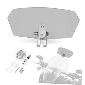 Hd02ws-001-cl Gz Kuizhike International Co. Ltd Universal Motorcycle Windshield Smoked Extension