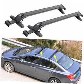 Ac-1207-zyha Hanlayn 2pc Top Universal Roof Rack Cargo 39.37 Inch For 4 Or 5 Door Cars