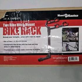 98019 Haul Master Foldable 2 Bike Rack Hitch Mount Carrier For Up To 5.5 Inch Suv Truck New In Box